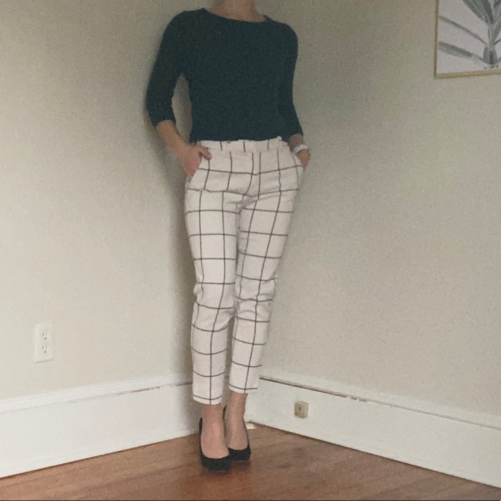 H&M Windowpane Pants
